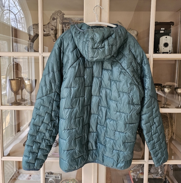 $329💚RARE💙 Patagonia Micro Puff Hoody Jacket Mens Sea Blue - Picture 9 of 12